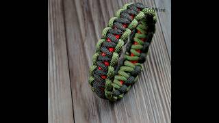 Cobra paracord bracelet with Copper Wire shorts [upl. by Lorenz]