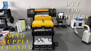 SINOSUPPLY Uganda 70CM DTF printer dtf dtfprinter dtfprinting dtfprinters [upl. by Ellehcit]