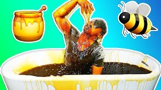 HONEY BATH CHALLENGE [upl. by Idet]