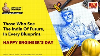 Happy Engineers Day  UltraTech Cement [upl. by Yllil624]