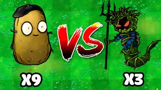 9 Nut Imitator VS 3 Kraken Zombie Who Will Win PVZ Hybrid Challenge [upl. by Alema323]