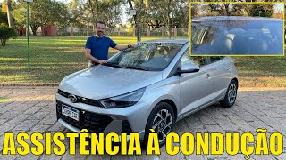 Hyundai HB20 Platinum Plus  Teste dos sistemas de assistência à condução [upl. by Waylan]