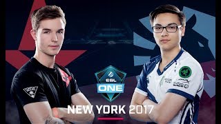 CSGO  Astralis vs Team Liquid Inferno Map 1  Group B Decider  ESL One New York 2017 [upl. by Kalie]