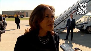 Kamala Harris responds to claims that Tim Walz abandoned Natl Guard unit before Iraq deployment [upl. by Standush172]