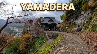 YAMADERA JAPAN Mountain Temple in Autumn  1000 Steps Climbing Yamadera  Japan Travel Vlog [upl. by Corissa674]