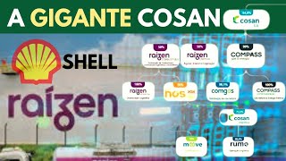 COSAN e seu Conglomerado  RAIZEN com SHELL MOOVE RUMO COMPASS domina o BRASIL [upl. by Ayoras]