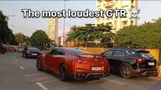 The most loudest GTR and GT4RS in Mumbai road dont miss it ☠️❗☄ [upl. by Muns]