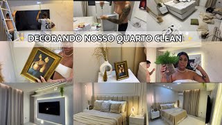 ORGANIZAMOS E DECORAMOS NOSSO QUARTO CLEAN PRO FINAL DO ANO  instalamos a Tv✨ LaisTodoDia [upl. by Nuahsyt]