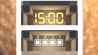 BCG 15 Minutes Countdown Machine with 8421 Display Remix Mario Party 1 Dodging Danger [upl. by Annoyik]