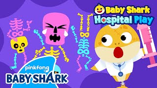 🎃NEW Halloween Monsters Visit Baby Shark Doctors Hospital  Hospital Play  Baby Shark Official [upl. by Lira]