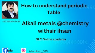 Alkali metalsperiodic tableFunchemistry223 [upl. by Okika]