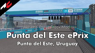 Punta del Este ePrix【Assetto Corsa Track Mod】 [upl. by Yert249]