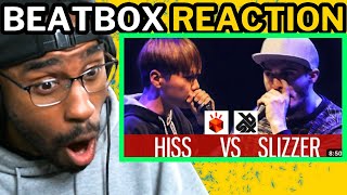 HISS vs SLIZZER  Grand Beatbox SHOWCASE Battle 2017  14 Final REACTION [upl. by Snilloc]