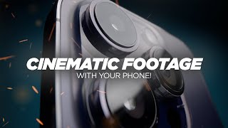 How to shoot CINEMATIC VIDEOS on your PHONE  Behind the Scenes w iPhone 14 Pro [upl. by Eidnil]