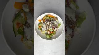 Steak 🥩 salad 🥗 Day 1230 of food shorts [upl. by Edee240]