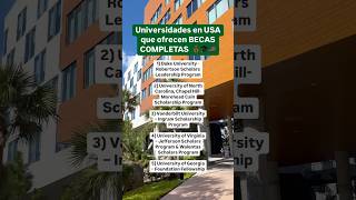 Universidades que ofrecen becas completas en USA 🏛️💰 becas mamalatina highschool latinosenusa [upl. by Ru]