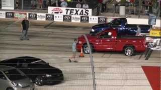 Dodge SRT10 Ram vs Ford SVT F150 Lightning at TMS June 2012 [upl. by Iborian]