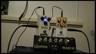 Wampler Plexi Drive vs Ramble Fx Marvel Drive with Humbuckers [upl. by Lilyan]