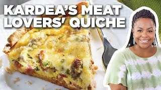 Kardea Browns Meat Lovers Quiche ​ Delicious Miss Brown  Food Network [upl. by Farrell629]