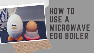 How To Use A Microwave Egg Boiler [upl. by Mureil115]