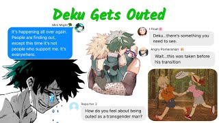 It Happens Again😱 Transgender AU amp 1 YEAR ANNIVERSARY🥳💜 ftBakuDeku  MHA Text [upl. by Ainej996]