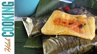 How to Make Guatemalan Tamales  Tamales Guatemaltecos  Hilah Cooking [upl. by Christmann87]