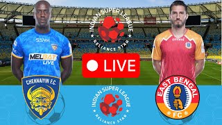 🔴LIVE🔴  chennaiyin fc vs east bengal  ISL 202425 Match  Football  ISL Match Live today [upl. by Ketti]