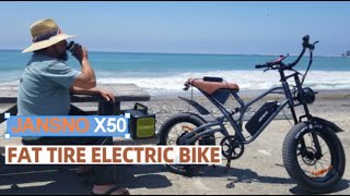 quotEBIKE under 900 Jansno X50 Electric Bike 20quot x 40 Fat Tires [upl. by Airamas]