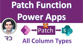 Power Apps Patch function with SharePoint Columns [upl. by Chasse187]