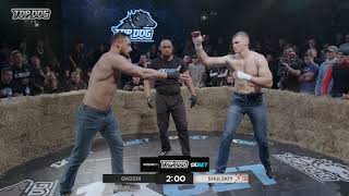 The most brutal fight by Gadzhi “Assault Rifle”  BARE KNUCKLE fighting championship by TOPDOG [upl. by Hak]