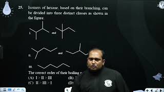 Isomers of hexane based on their branching can be divided into three distinct classes as shown [upl. by Yanetruoc]