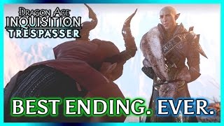 Dragon Age Inquisition TRESPASSER ► Punching Solas Leads to the Best Ending Ever [upl. by Nader918]