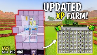 NEW UPDATED XP FARM in Minecraft 121 Bedrock [upl. by Ailalue]