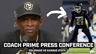 Coach Prime Calls Out Shilo amp Keeps it Real after Buffs Loss vs KSU [upl. by Ahsitaf379]