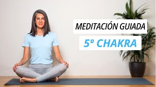 Meditación para equilibrar el 5º Chakra Vishuda  Elemento Éter [upl. by Bokaj296]