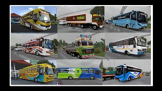 UPDATE V432 TRAFFIC BUSSID MOD SKIN MUMBAI GOA TRAFFIC V2 [upl. by Anoerb]