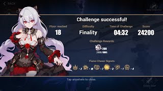 Honkai Impact 3 Elysian Realm Finality Lunar Vow Crimson Love Weapon Active Full Run [upl. by Erinn]