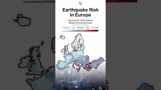 European Earthquake Risk Map 😞 map eu eartquake risk Economic human dead index europe [upl. by Lidah]