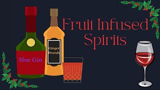 How to make fruit infused spirits liqueur winter drinks [upl. by Ifen]