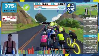 Zwift  Stage 2 Punchy Power  Watopia Hilly Reverse [upl. by Etnasa]