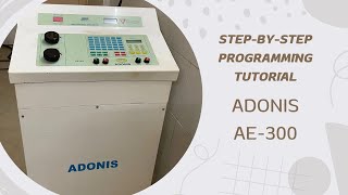 How to Program ampSaving settings in Program 1 2 and more ADONIS AE300 XRay Machine [upl. by Ballinger399]