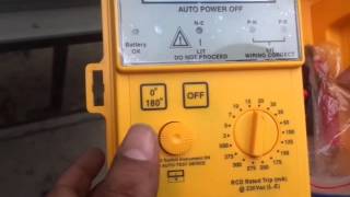 Elcb Testing Procedure [upl. by Crispin]