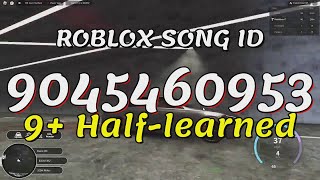 9 Halflearned Roblox Song IDsCodes [upl. by Perni]