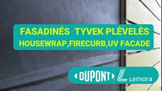 Fasadinės plėvelės TYVEK [upl. by Lala]