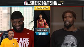 FlightReacts To Full TeamLeBron amp TeamDurant NBA All Star Draft 2022 [upl. by Rafe]