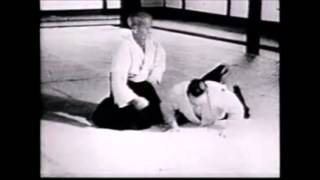 Morihei Ueshiba  Suwari Waza  Hanmi Handachi Waza [upl. by Nauaj]