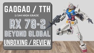 Eng Unboxing and Review Gao Gao HG RX 782 Beyond Global [upl. by Nylanej72]