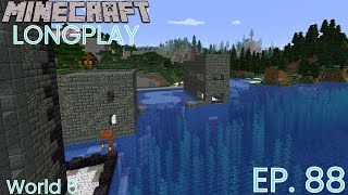 Working On The Observation Post  Ep 88  Minecraft Survival 121  No Commentary [upl. by Colier86]