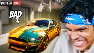 GOLD MUSTANG IS A BAD CAR Car For Sale [upl. by Meid]