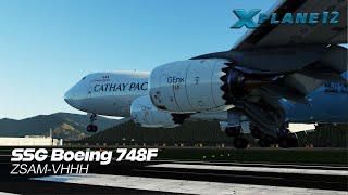 XPlane 1209  SSG Boeing 7478F  ZSAMVHHH  ActiveSky XP [upl. by Nerrual]